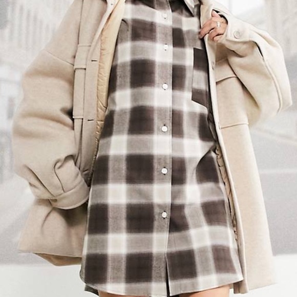 Collusion oversized coat from ASOS size 4 - Picture 2 of 4